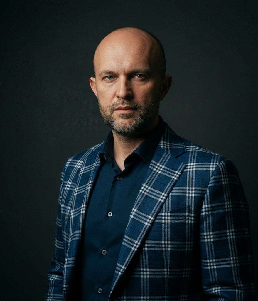 Doświadczony coach biznesowy Artur Kubis w swoim gabinecie Doświadczony coach biznesowy Artur Kubis w swoim gabinecie